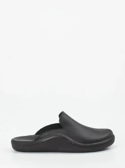 Josef Seibel Relax – Pantoffeln aus Kalbleder schwarz