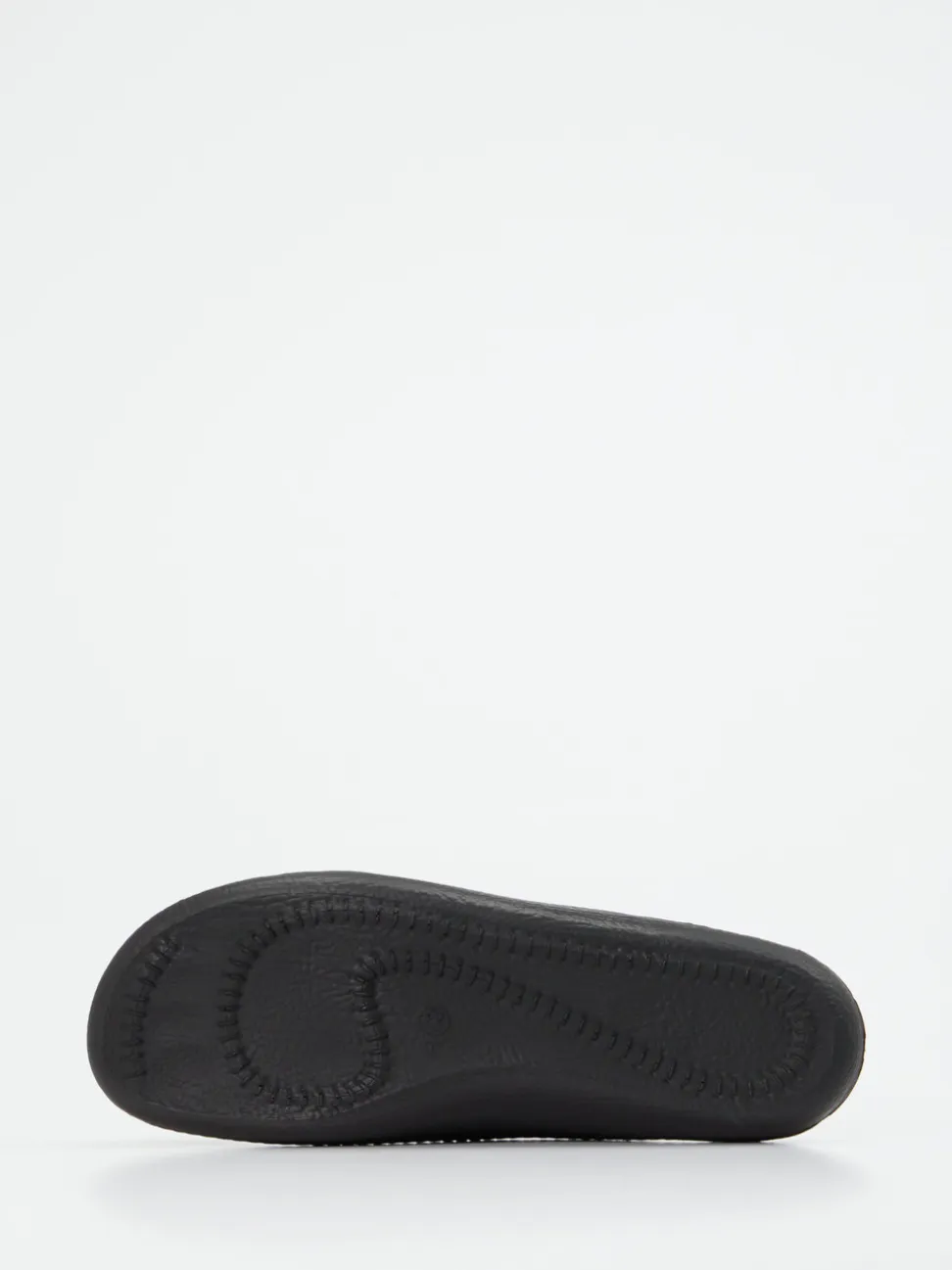 Josef Seibel Relax – Pantoffeln aus Kalbleder schwarz