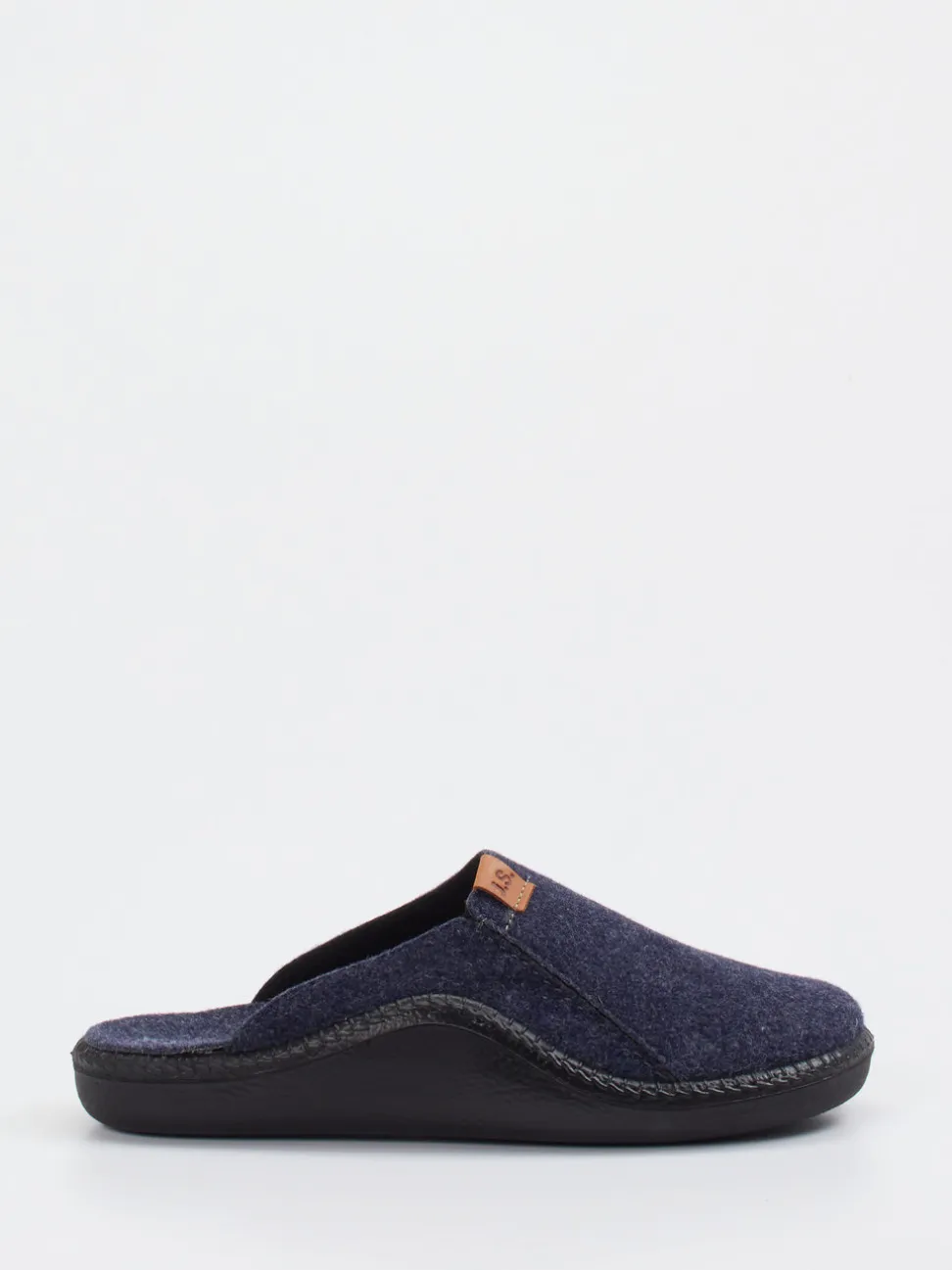 Josef Seibel Relax – Pantoffel aus Filz Dunkelblau