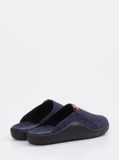 Josef Seibel Relax – Pantoffel aus Filz Dunkelblau