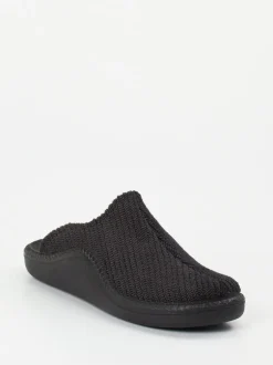 Josef Seibel Relax – Pantoffeln aus Textil schwarz