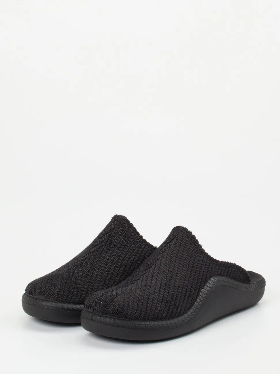Josef Seibel Relax – Pantoffeln aus Textil schwarz