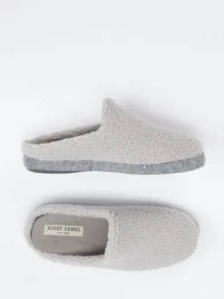 Josef Seibel Relax – Pantoffeln aus Textil in Hellbeige