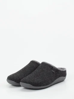 Josef Seibel Relax – Pantoffeln aus Filz in Anthrazit