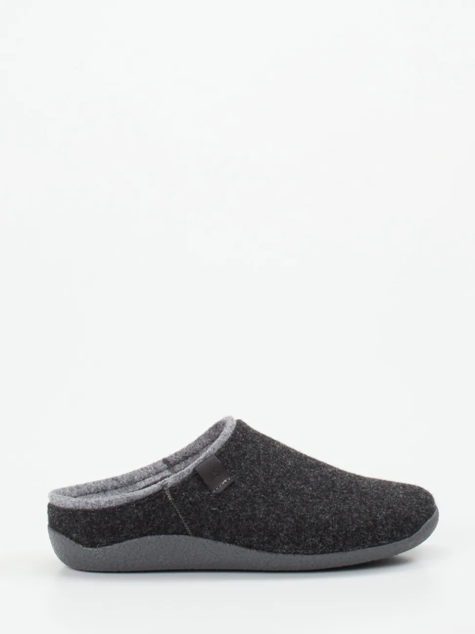 Josef Seibel Relax – Pantoffeln aus Filz in Anthrazit