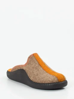 Josef Seibel Relax – Pantoffeln aus Filz mittelbraun
