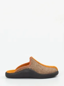 Josef Seibel Relax – Pantoffeln aus Filz mittelbraun