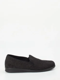 Josef Seibel Relax – Slipper aus Textil Dunkelgrau