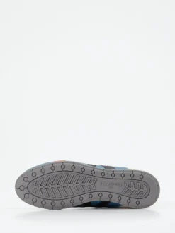 Kamo Gutsu – High-Top Sneaker aus Kalbleder Petrol