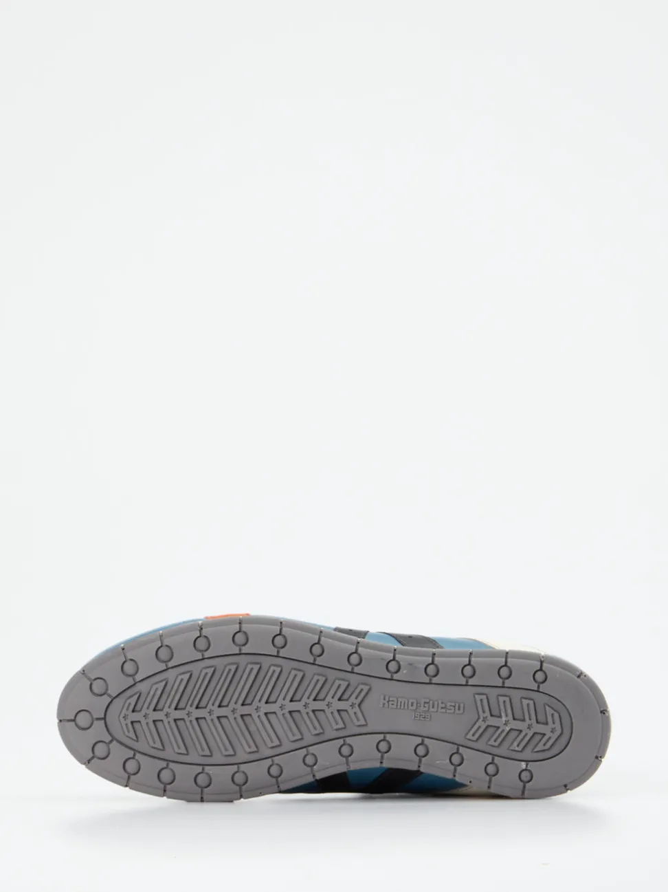 Kamo Gutsu – High-Top Sneaker aus Kalbleder Petrol