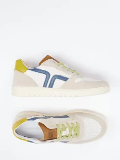 Kamo Gutsu – Low-Top Sneaker aus Veloursleder Beige