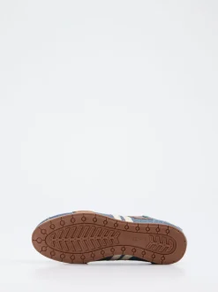 Kamo Gutsu – Low-Top Sneaker aus Leder Jeansblau