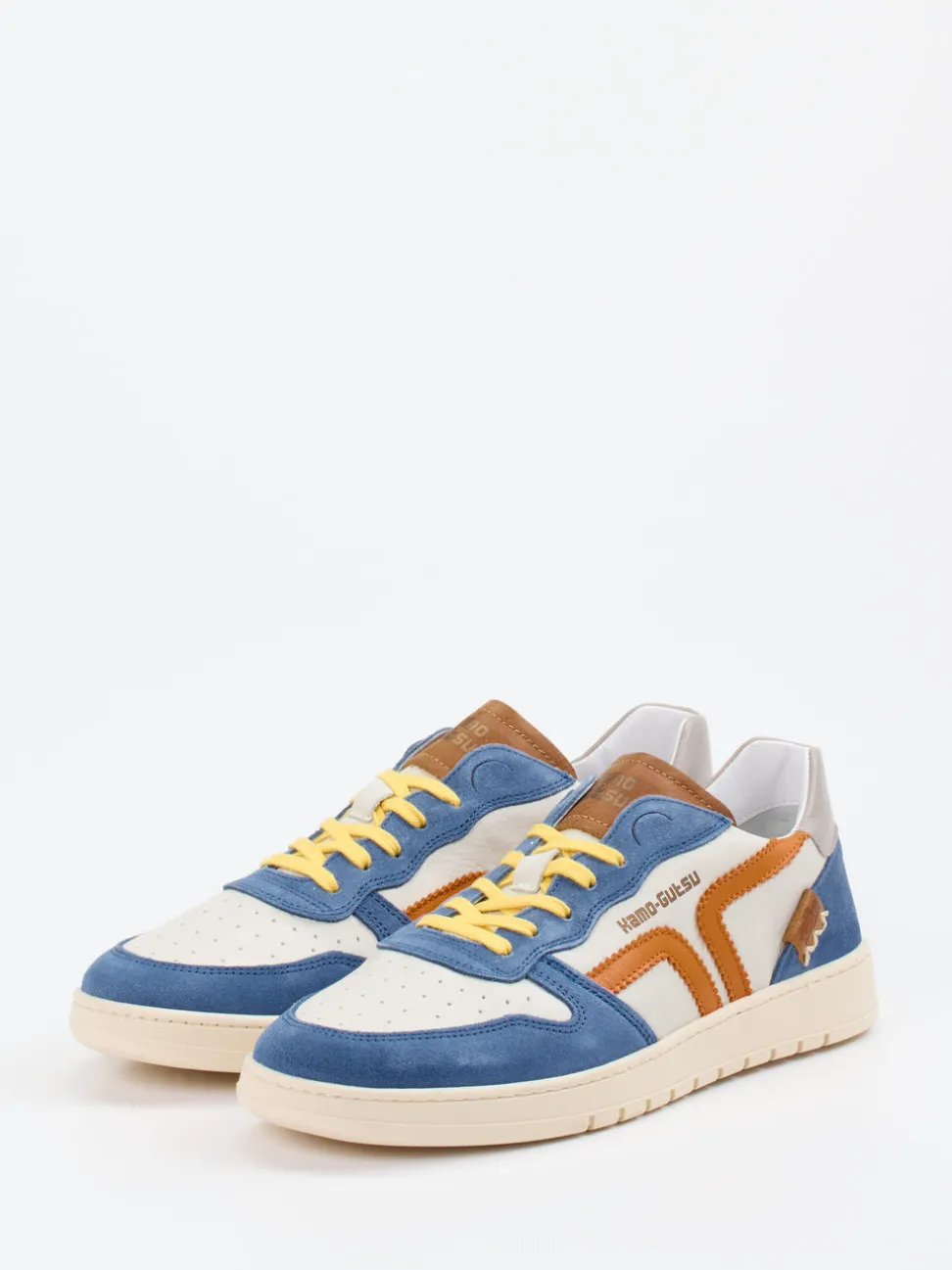 Kamo Gutsu – Sneaker aus Veloursleder mit Color-Blocking