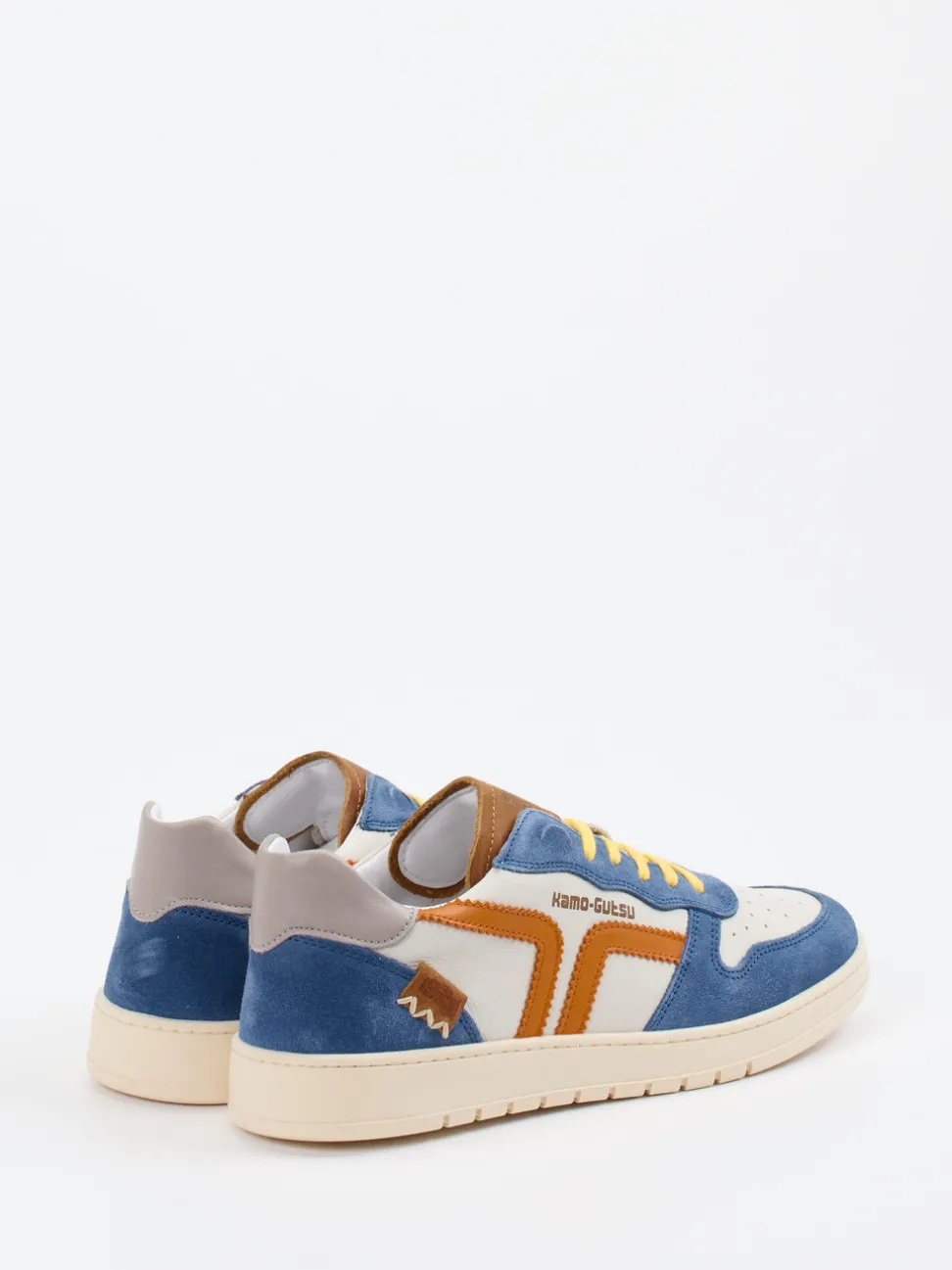 Kamo Gutsu – Sneaker aus Veloursleder mit Color-Blocking