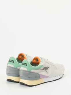 Kangaroos – Retro-Sneaker aus Mesh und Veloursleder
