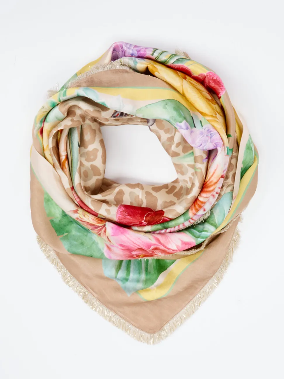 Katherina Loretta – Halstuch aus Synthetik mit Tropenprint