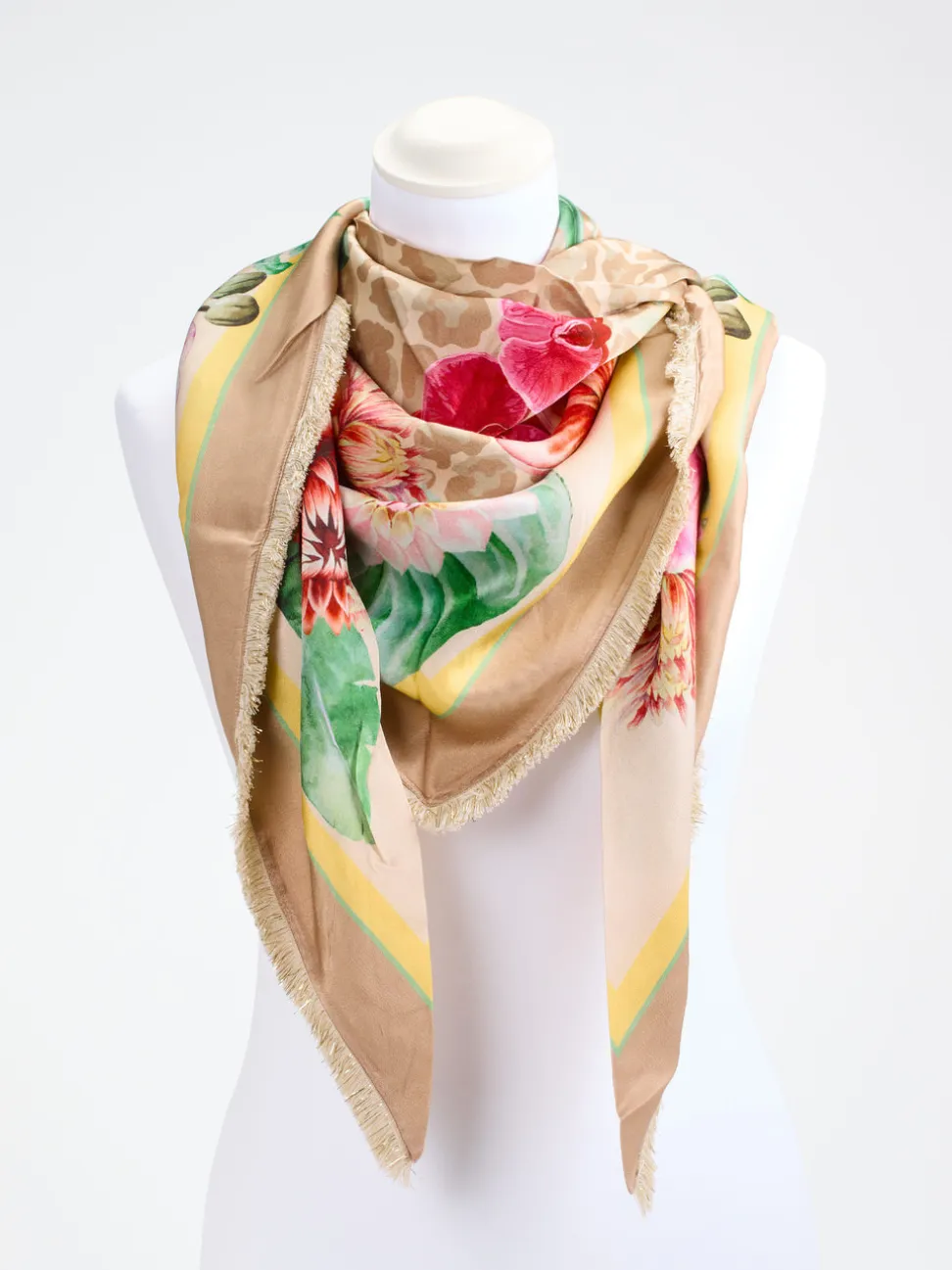 Katherina Loretta – Halstuch aus Synthetik mit Tropenprint