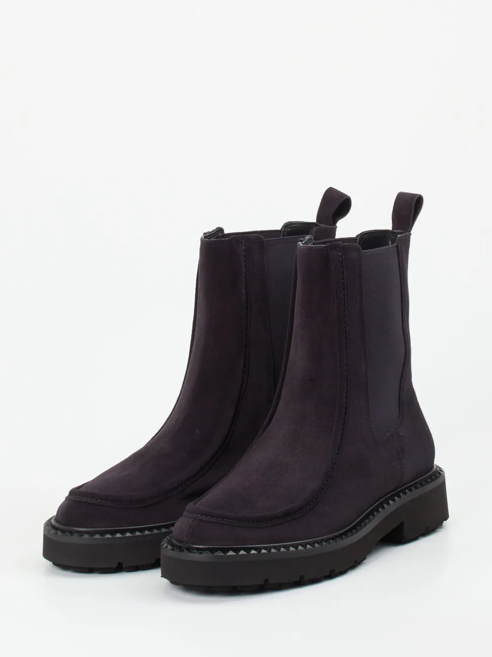 Kennel & Schmenger – Chelsea Boots aus Veloursleder violett