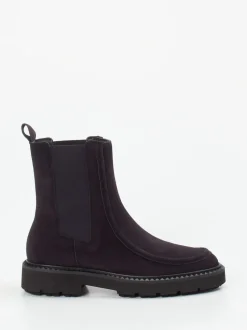 Kennel & Schmenger – Chelsea Boots aus Veloursleder violett