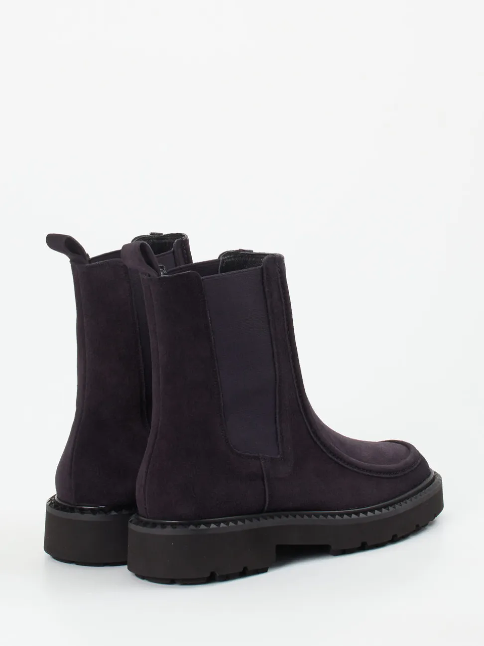 Kennel & Schmenger – Chelsea Boots aus Veloursleder violett