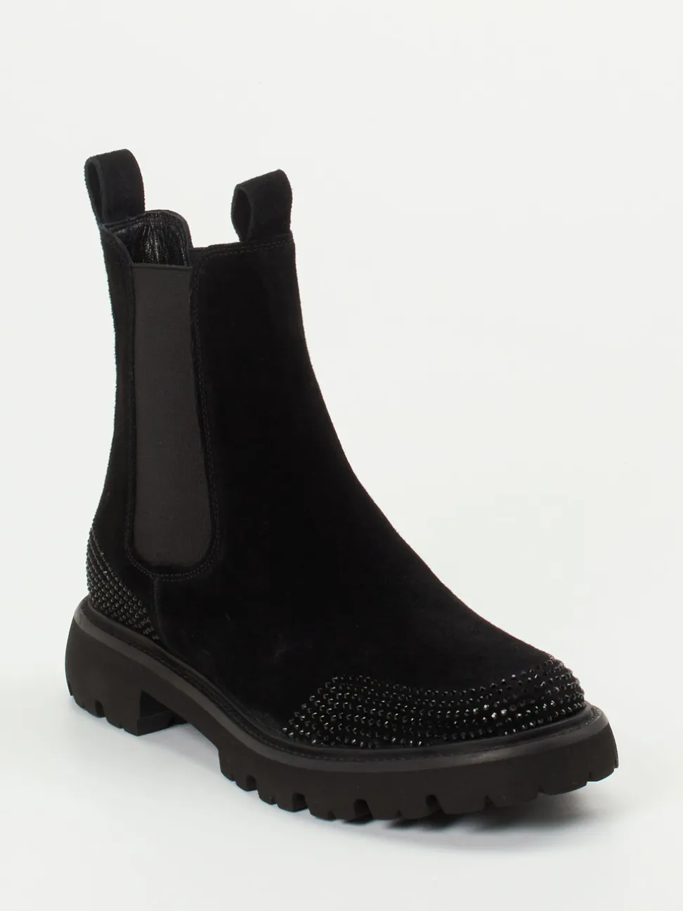 Kennel & Schmenger – Chelsea Boots aus Veloursleder schwarz