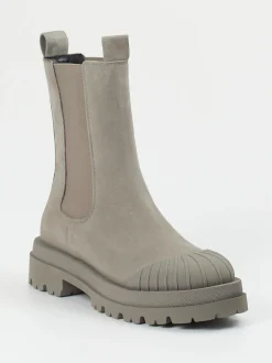 Kennel & Schmenger – Chelsea Boots aus Nubukleder Taupe