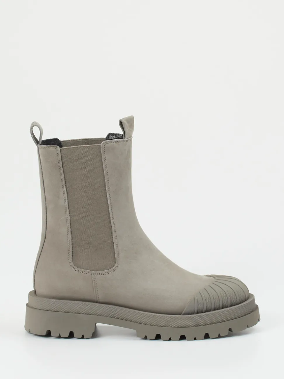 Kennel & Schmenger – Chelsea Boots aus Nubukleder Taupe