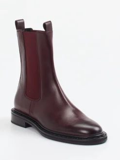 Kennel & Schmenger – Chelsea Boots aus Lammleder bordeauxrot