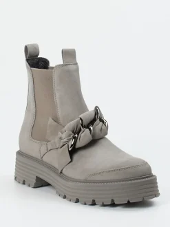 Kennel & Schmenger – Chelsea Boots aus Nubukleder Grau
