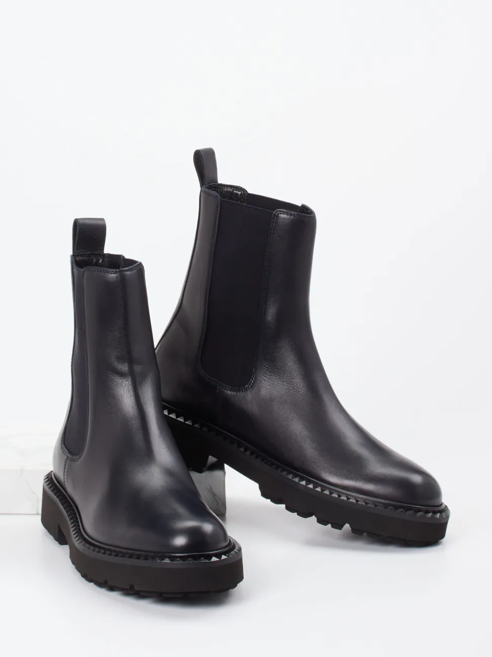 Kennel & Schmenger – Chelsea Boots aus Kalbleder tiefblau