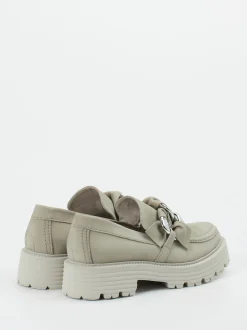 Kennel & Schmenger – Chunky Loafer aus Nubukleder grün