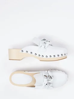 Kennel & Schmenger – Clogs aus Kalbleder mit Holzsohle