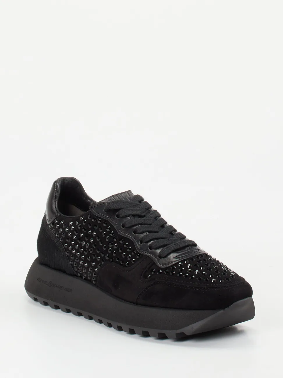 Kennel & Schmenger – Fashion-Sneaker aus Veloursleder schwarz