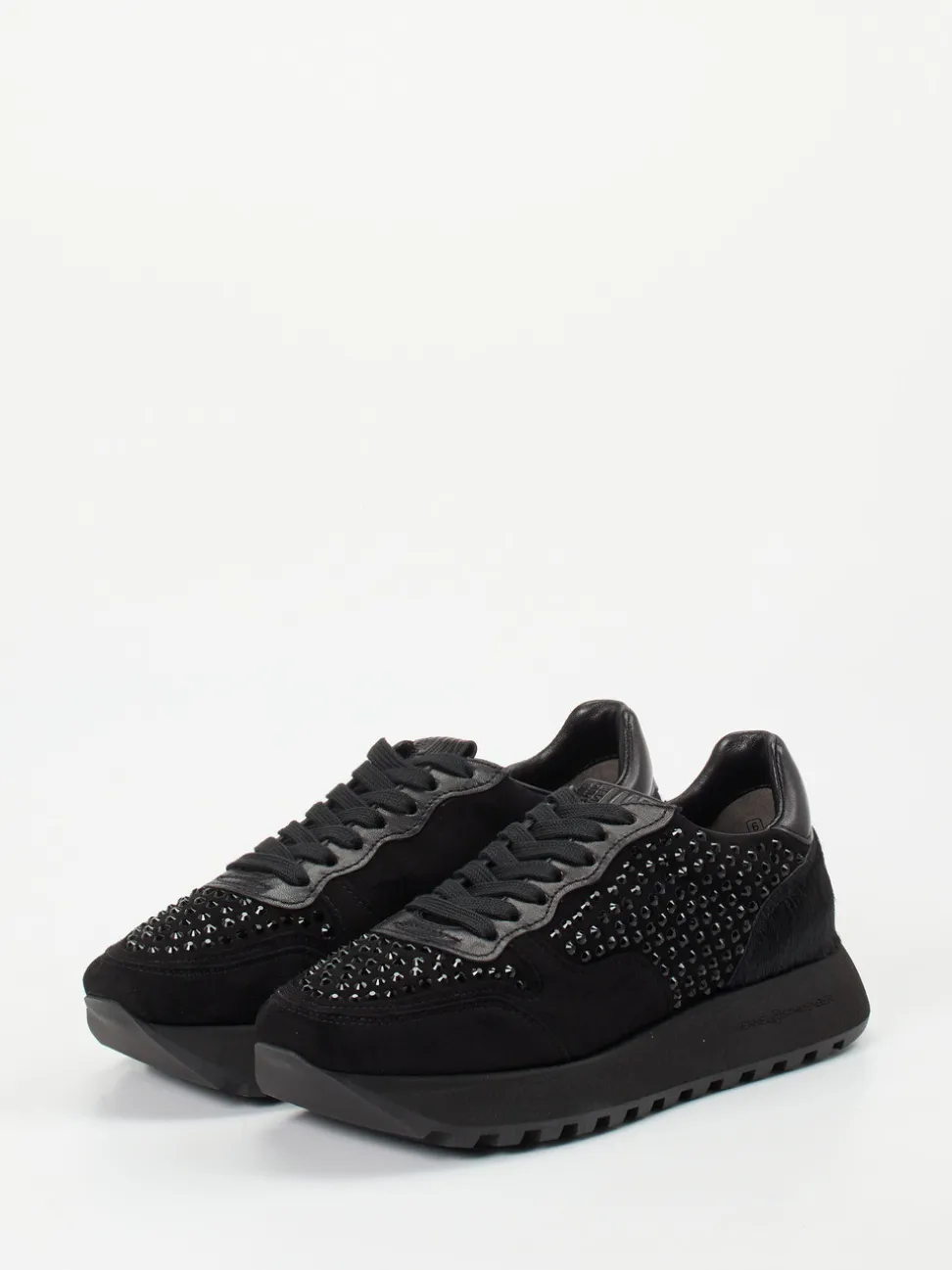 Kennel & Schmenger – Fashion-Sneaker aus Veloursleder schwarz