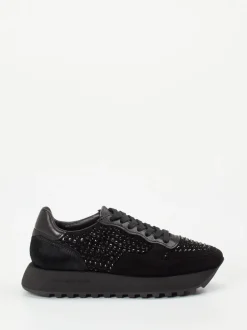 Kennel & Schmenger – Fashion-Sneaker aus Veloursleder schwarz