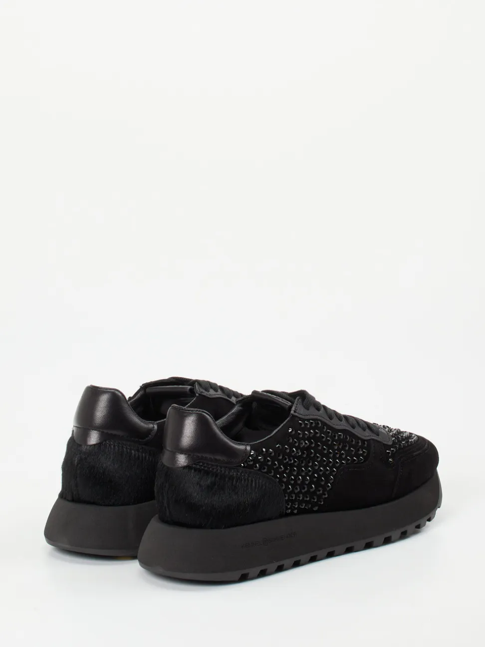 Kennel & Schmenger – Fashion-Sneaker aus Veloursleder schwarz