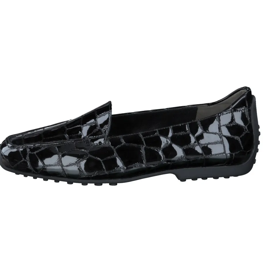 Kennel & Schmenger – Loafer aus Lackleder in Kroko-Optik
