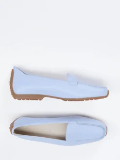 Kennel & Schmenger – Loafer aus Kalbleder hellblau