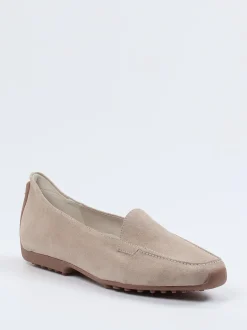 Kennel & Schmenger – Loafer aus Veloursleder beigegrau