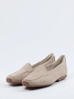 Kennel & Schmenger – Loafer aus Veloursleder beigegrau