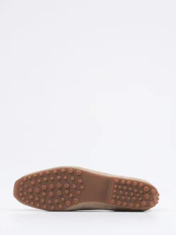 Kennel & Schmenger – Loafer aus Veloursleder beigegrau