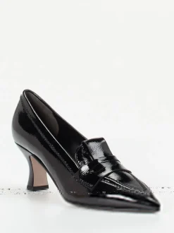 Kennel & Schmenger – Loafer-Pumps aus Lackleder Schwarz