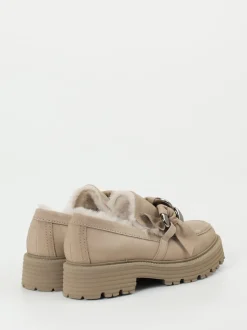 Kennel & Schmenger – Loafer aus Nubukleder beige
