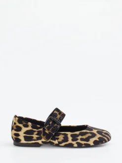 Kennel & Schmenger – Mary Jane aus Textil in Leoprint