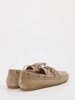 Kennel & Schmenger – Mokassin aus Veloursleder beige