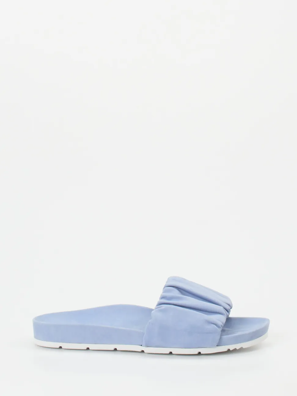 Kennel & Schmenger – Pantolette aus Nubukleder Hellblau