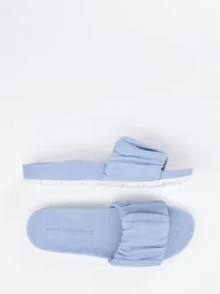 Kennel & Schmenger – Pantolette aus Nubukleder Hellblau