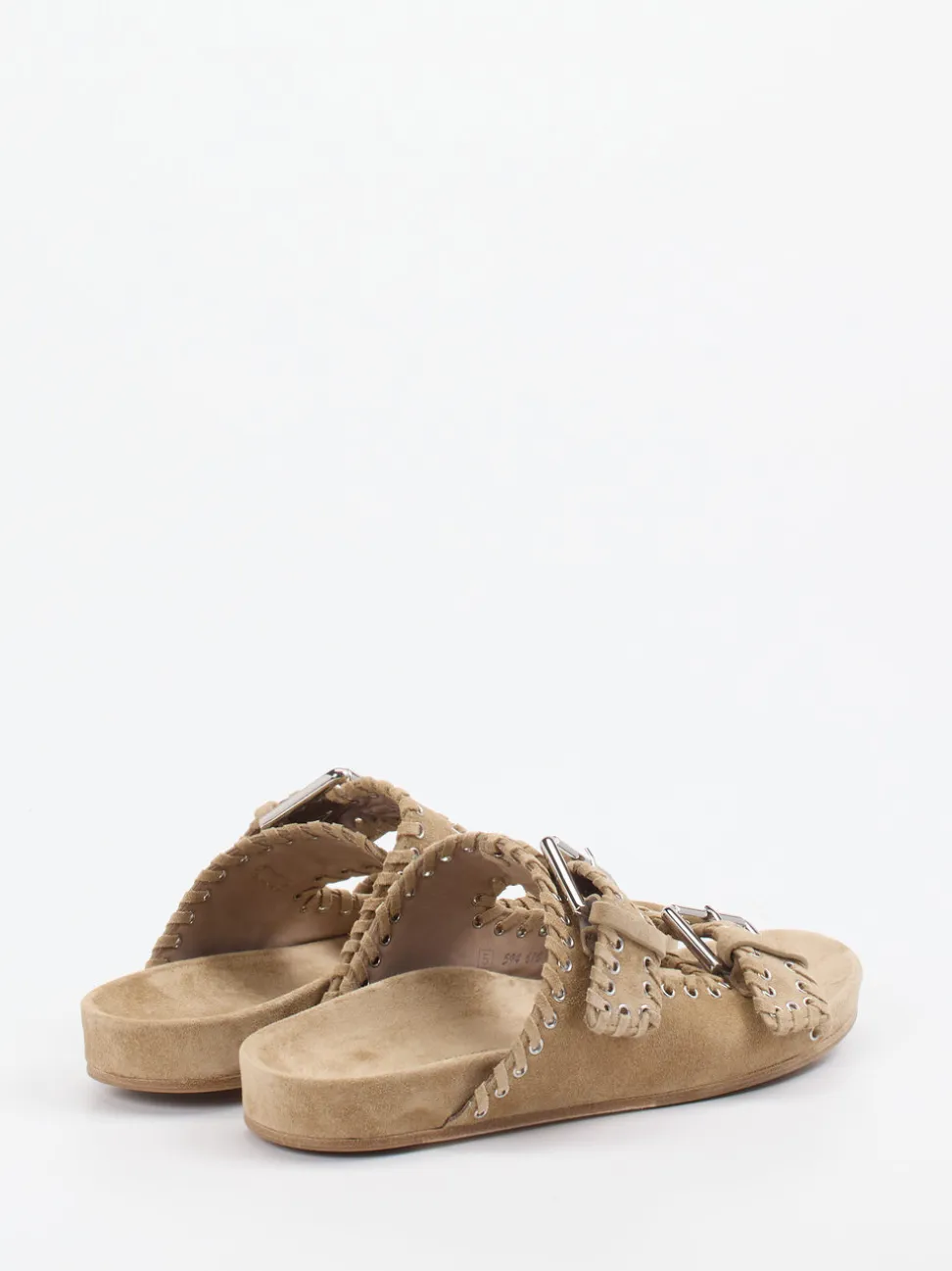Kennel & Schmenger – Pantoletten aus Veloursleder beige