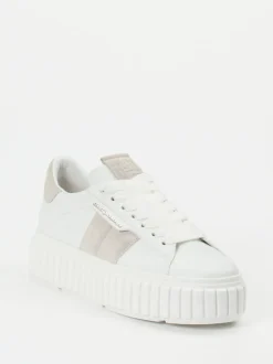 Kennel & Schmenger – Plateau-Sneaker aus Kalbleder weiß