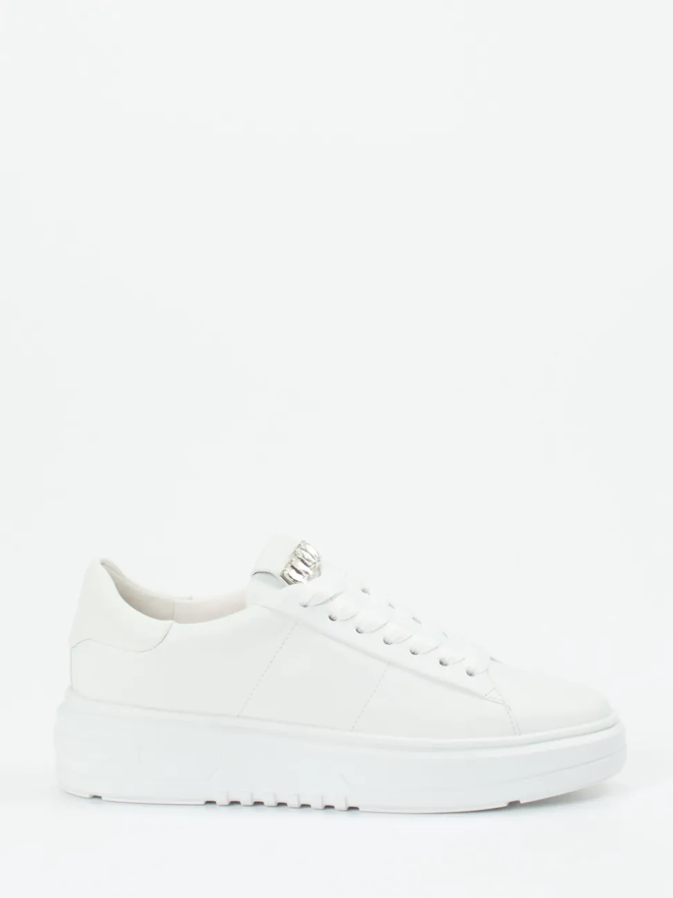 Kennel & Schmenger – Plateau-Sneaker aus Kalbleder weiß